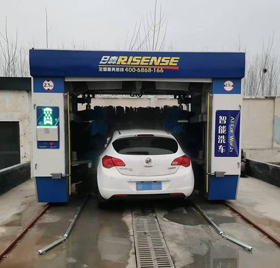 山东加油站安装日森无人值守洗车机
